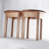 2 units- The Nook Sofa table, side table, natural wood hand crafted locally