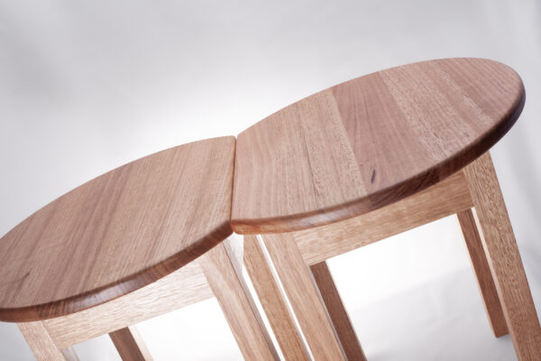 2 units- The Nook Sofa table, side table, natural wood hand crafted locally