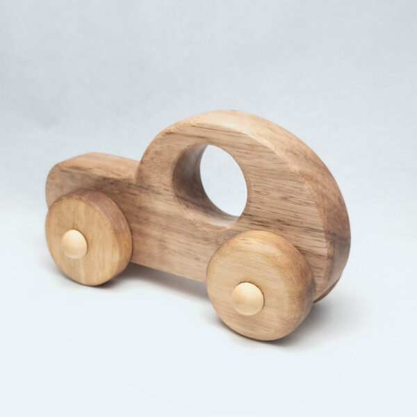 Handmade Wooden hatchback car Toy – Safe & Eco-Friendly for Toddlers