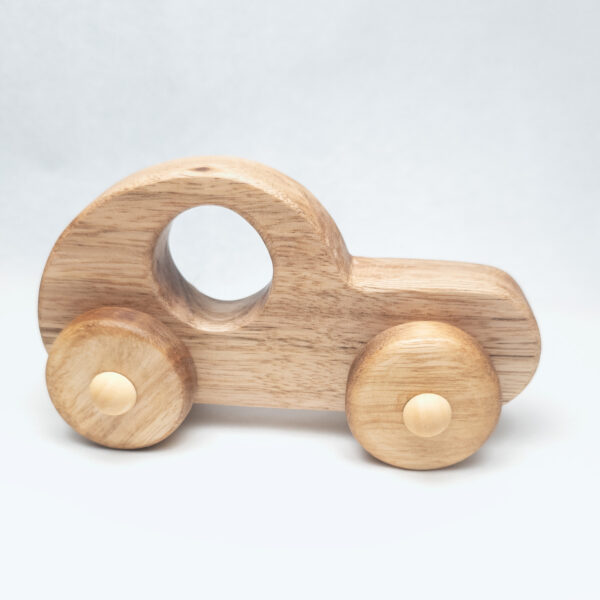 Handmade Wooden hatchback car Toy – Safe & Eco-Friendly for Toddlers