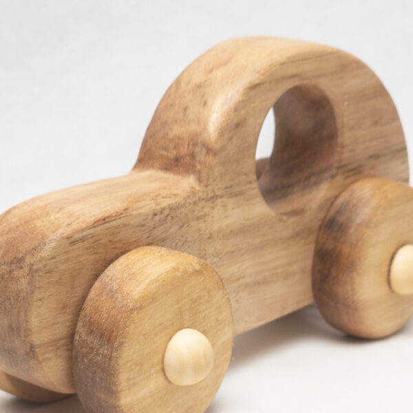 Handmade Wooden hatchback car Toy – Safe & Eco-Friendly for Toddlers