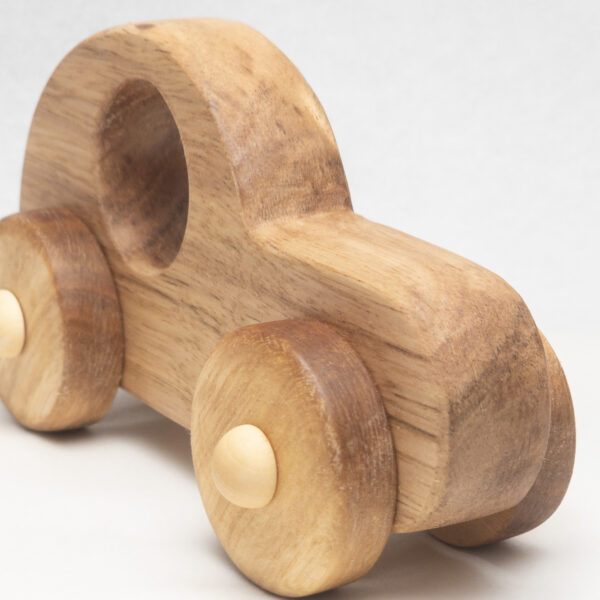 Handmade Wooden hatchback car Toy – Safe & Eco-Friendly for Toddlers