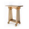 Traditional - Knock down side table, natural wood hand crafted locally