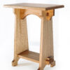 Traditional - Knock down side table, natural wood hand crafted locally