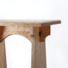 Traditional - Knock down side table, natural wood hand crafted locally