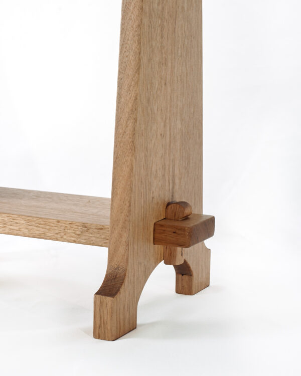Traditional - Knock down side table, natural wood hand crafted locally
