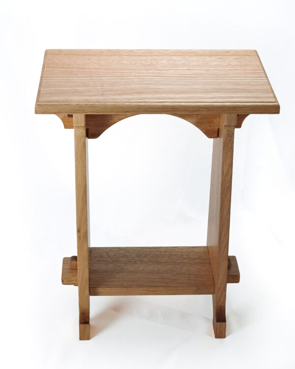 Traditional - Knock down side table, natural wood hand crafted locally