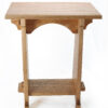 Traditional - Knock down side table, natural wood hand crafted locally