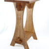 Slim - Knock down side table, natural wood hand crafted locally